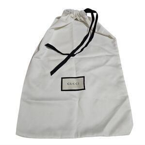 Gucci White Dust Bag 17" Closet Organization Storage bag Gucci Logo Cover Bag